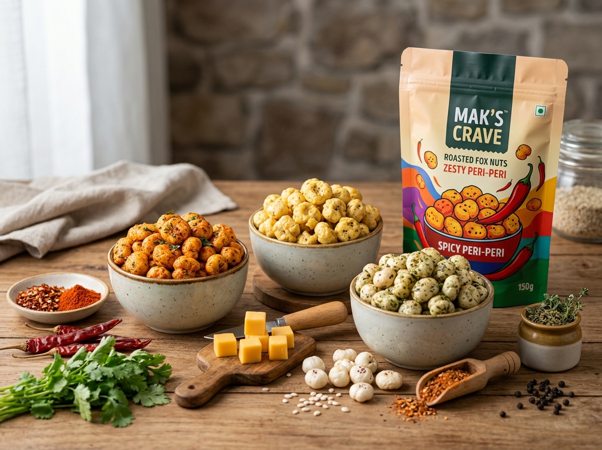 Roasted & Flavoured Makhana - Das & Singh Exports